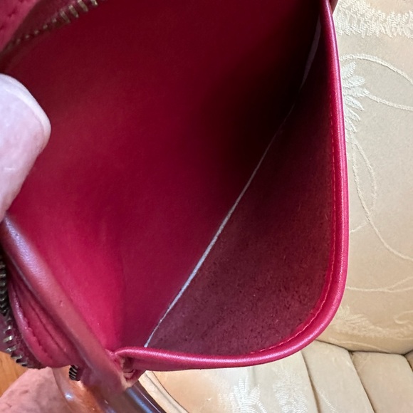 COACH HTF RED vtg LUNCH BOX ZIP🔥9991🔥stunner - Picture 13 of 16